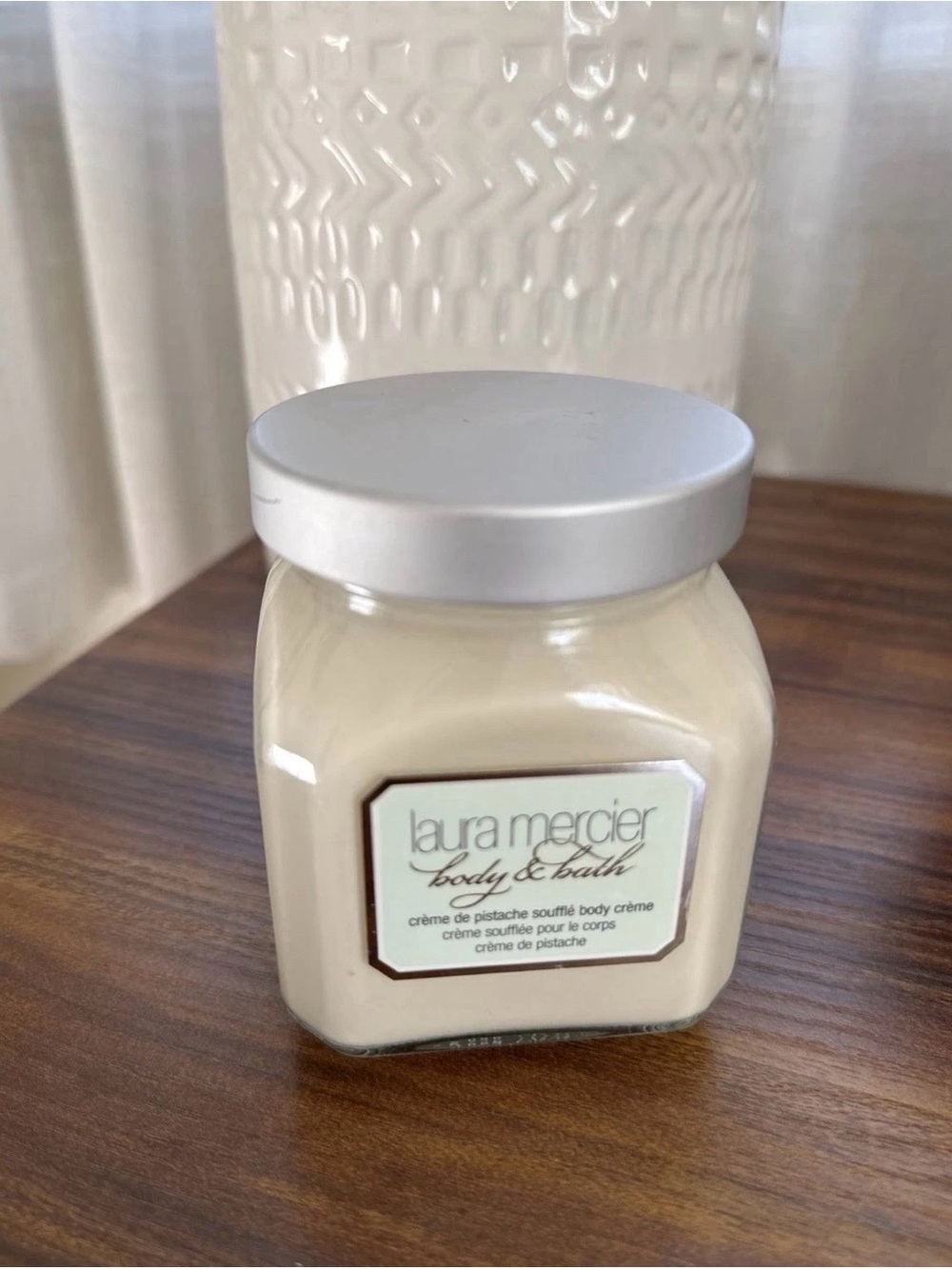 Laura Mercier Creme de Pistache Pistachio Souffle Body Creme 12oz 300g NEW, HTF!
